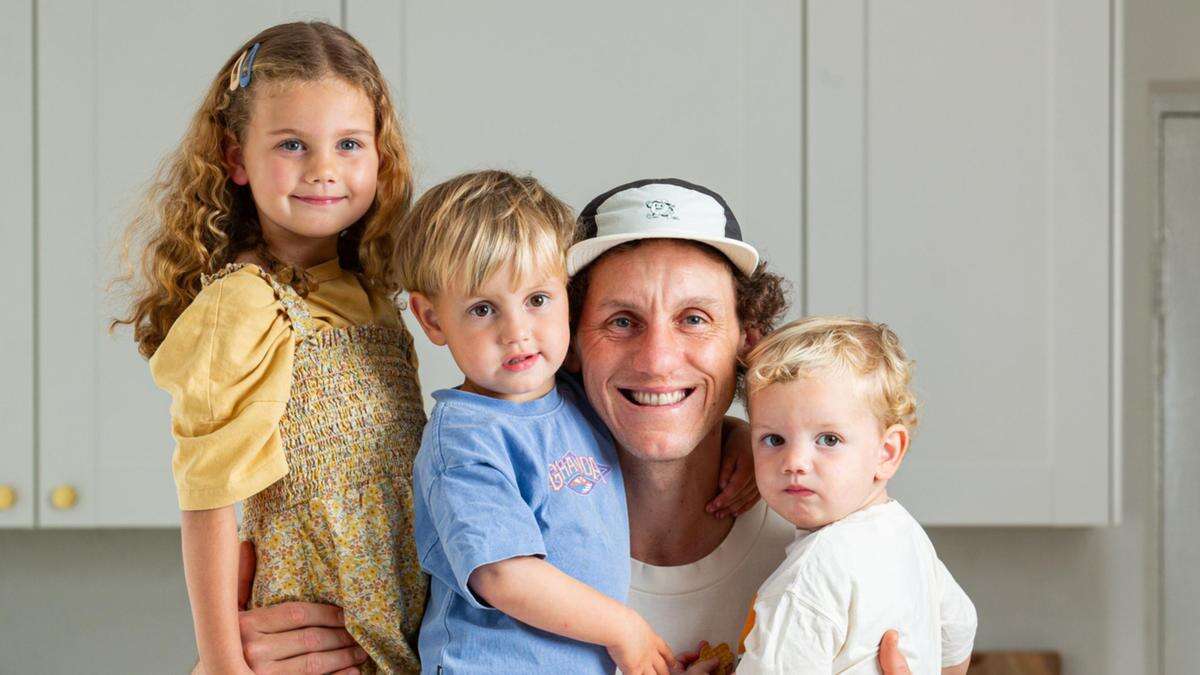 Dockers star opens up about life with three young kids