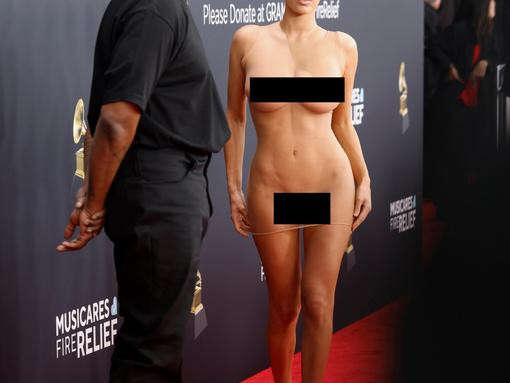 Bianca Censori’s ‘nude’ look on Grammys red carpet shocks