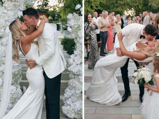 AFL star ties the knot in surprise wedding