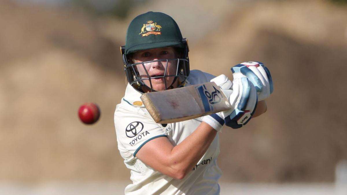 Aussie star still in doubt for historic women's Test