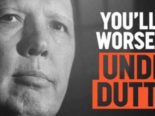 Dutton attacked in new election ad