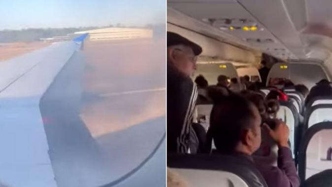 Passengers flee ‘flames’ in third US flight horror in days