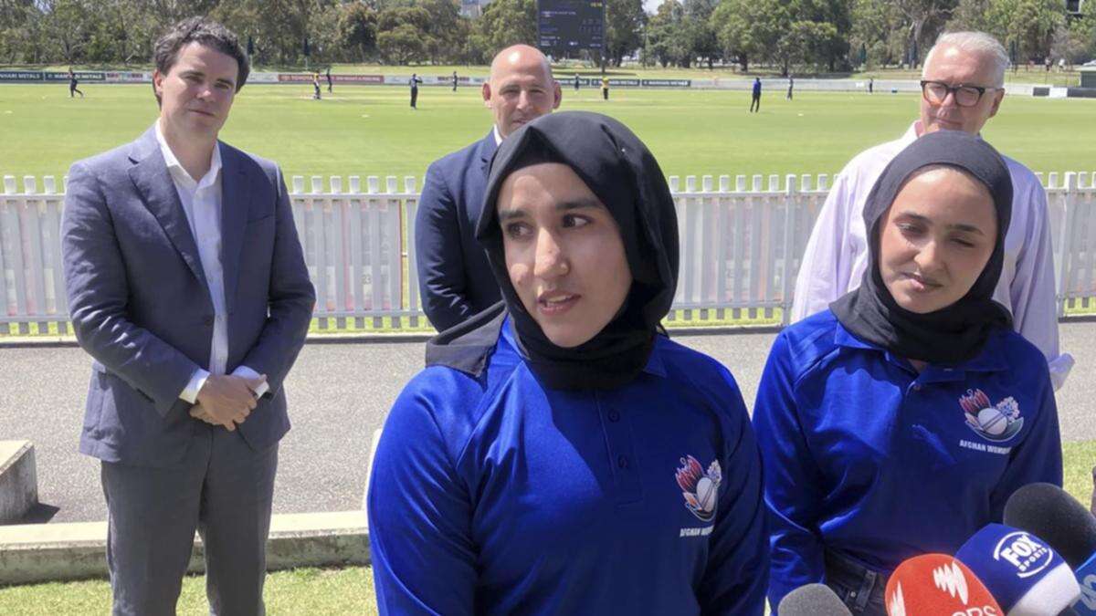 Afghanistan women refugees ready for Melbourne clash