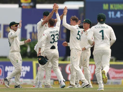 breakingSri Lanka crumble twice as Aussies go 1-0 up