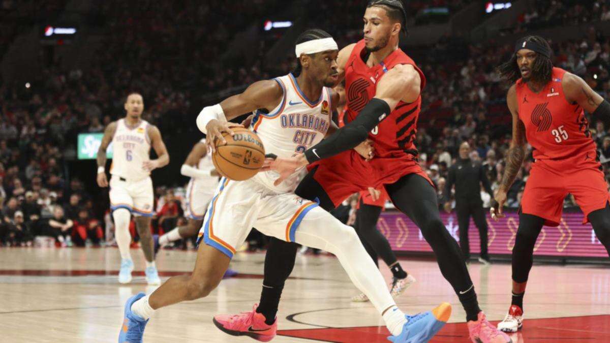 Oklahoma City boost their NBA lead in Portland