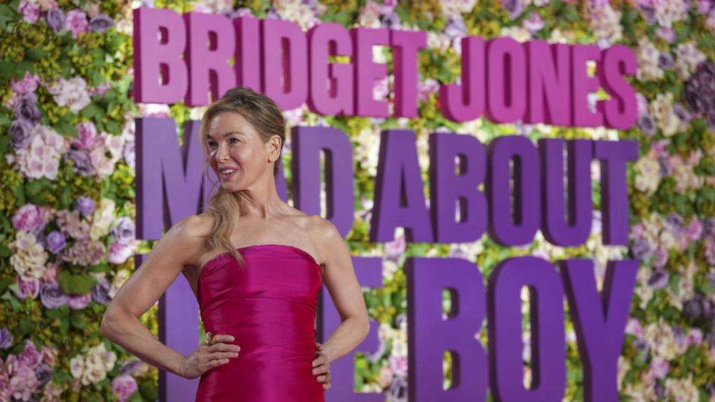 Zellweger hails 'old friend' Bridget Jones at premiere