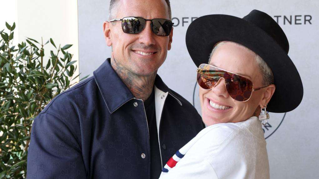 Pink 'went white as a ghost' with fear when she received a worrying phone call from her husband