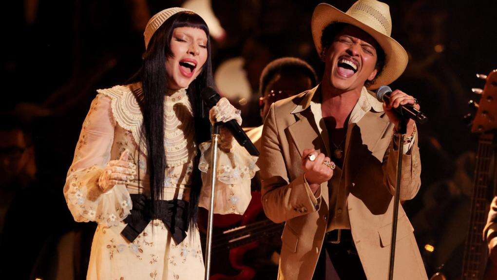 Grammy Awards: Lady Gaga and Bruno Mars pay tribute to LA