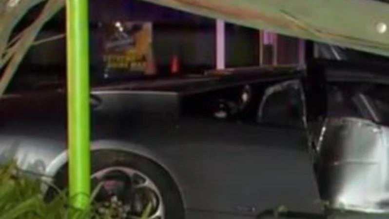 Rare $800k sports car split in half