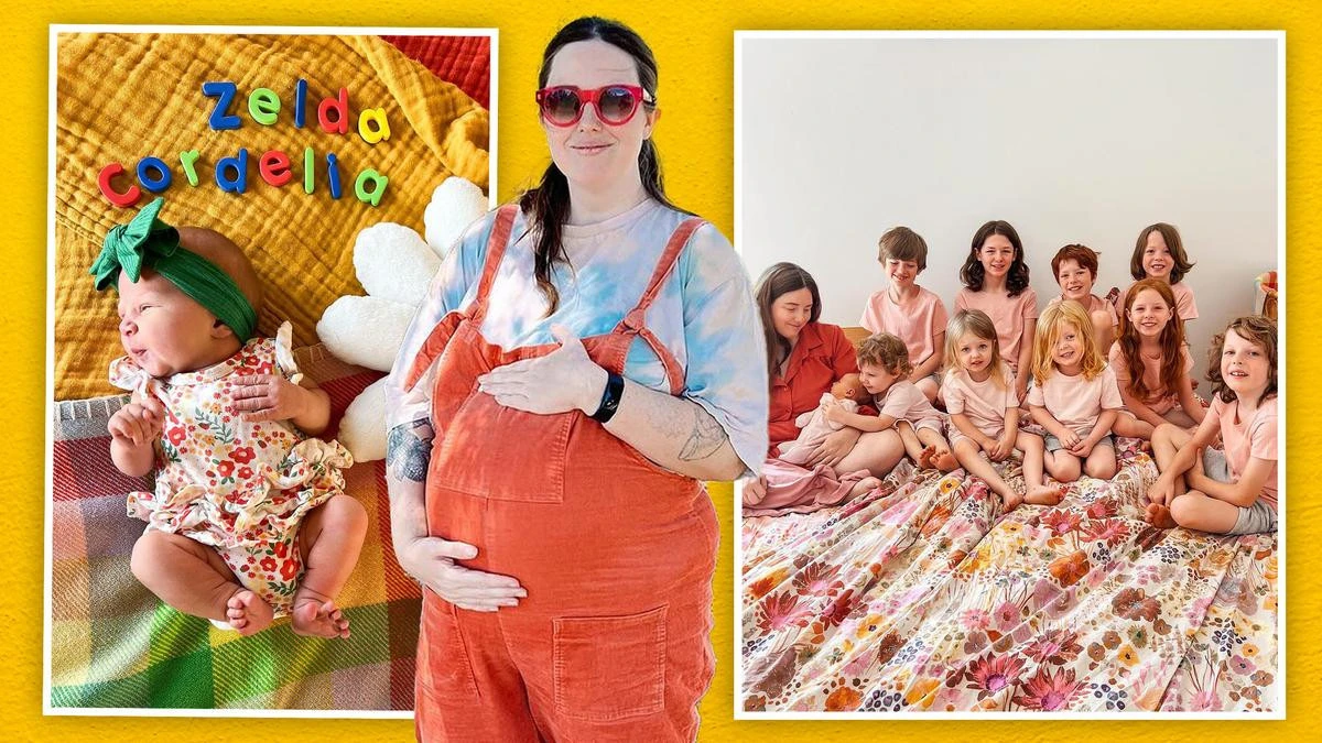 Perth supermum celebrates birth of 10TH child on birthday