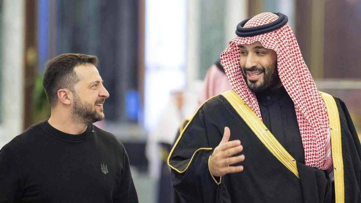 Zelenskiy arrives in Saudi Arabia on 'working visit'