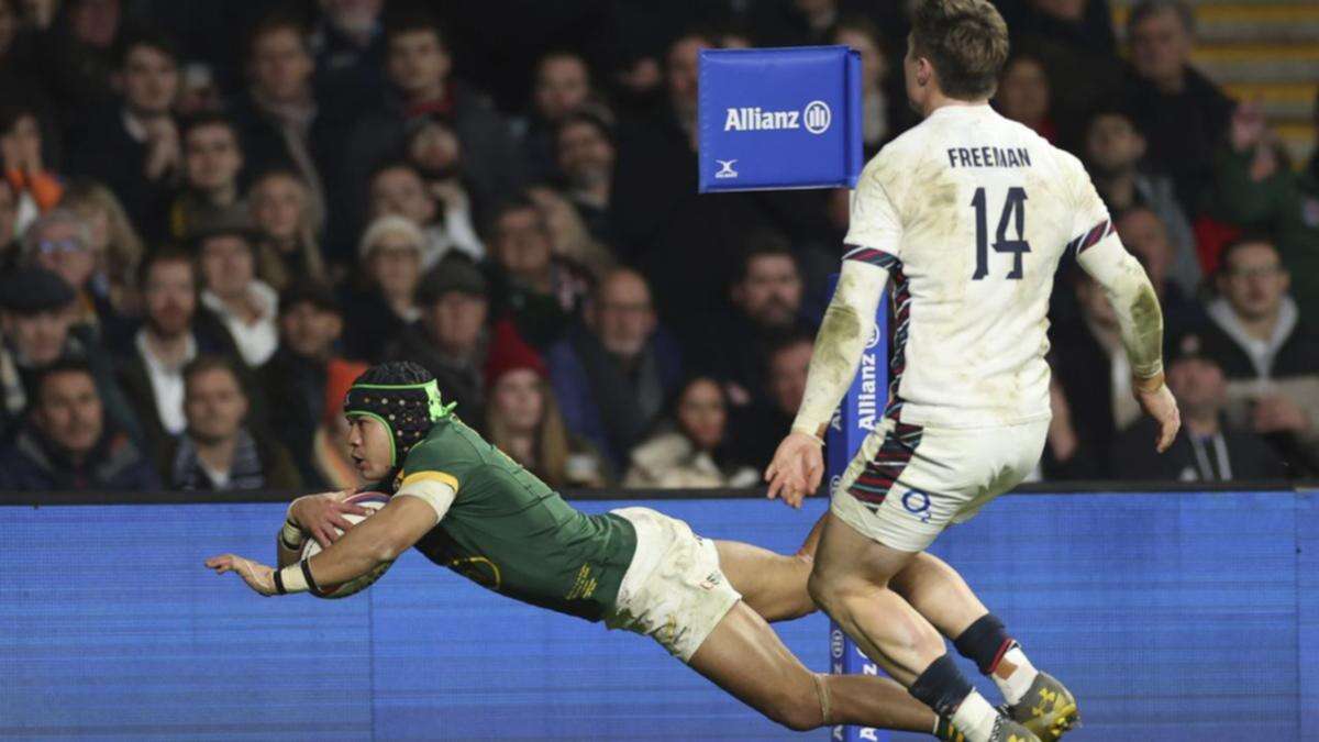 Kolbe tries help Boks hand England fifth loss in a row