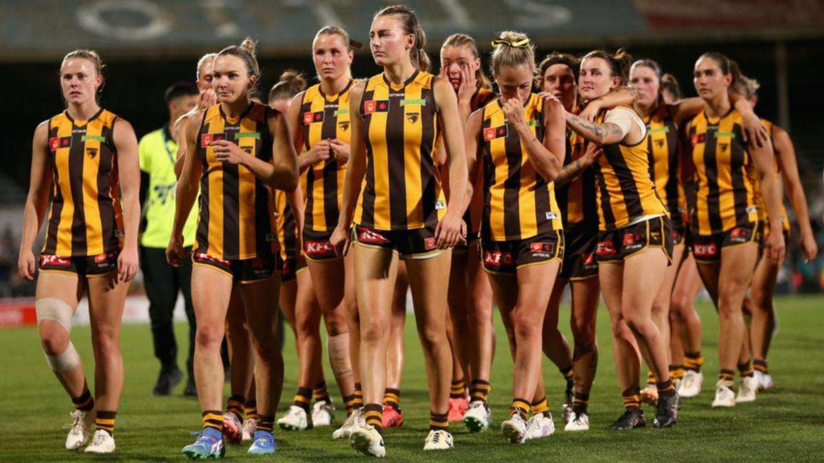 Shattered Hawks let it slip against Port in AFLW epic