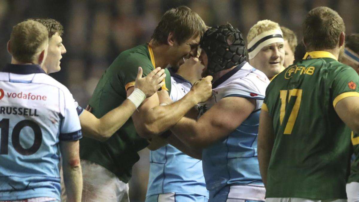 World champ Springboks earn scrappy win over Scotland