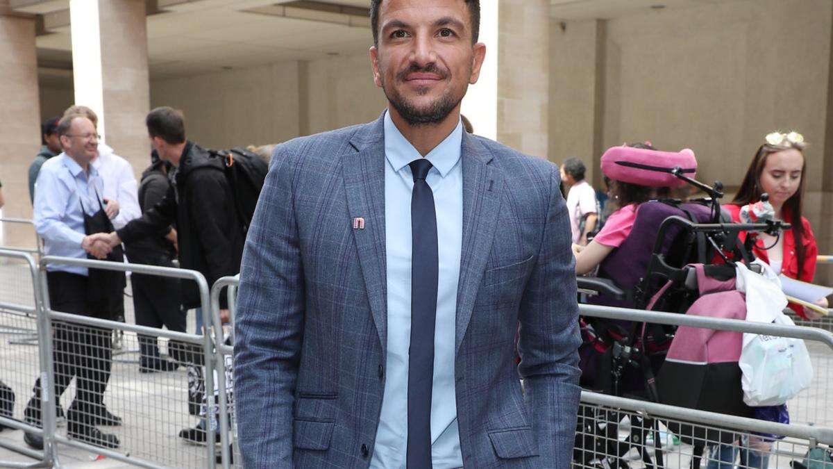 Peter Andre planning family podcast