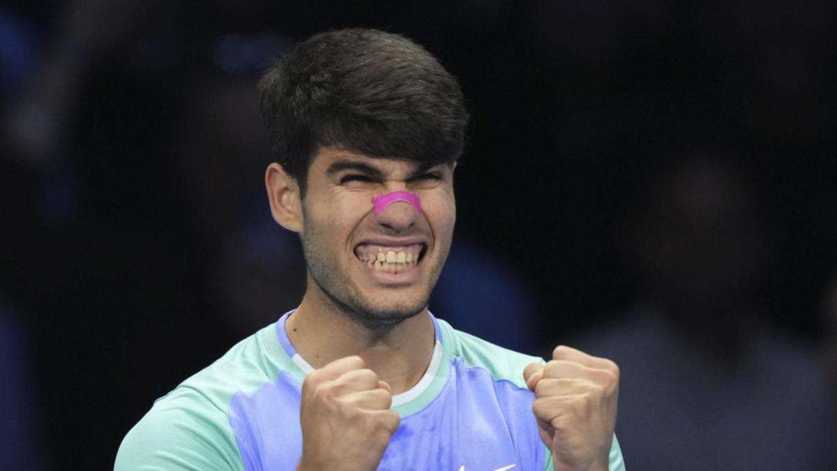 Alcaraz shakes off illness to beat Rublev at ATP Finals