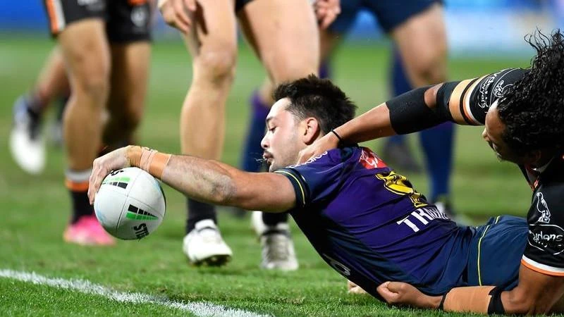 Storm thump Tigers, claim NRL top spot