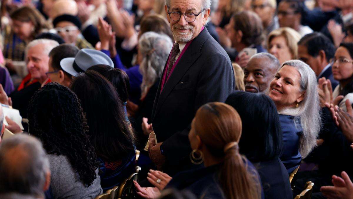 Steven Spielberg and Missy Elliott receive National Medals of Arts at White House