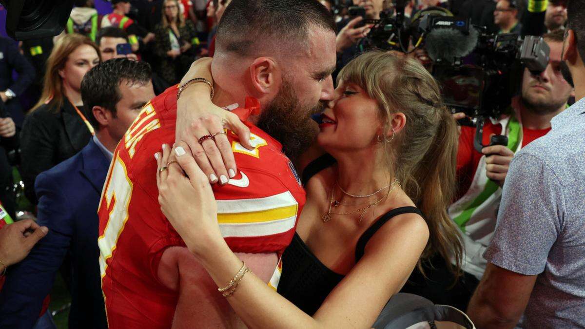 Taylor Swift celebrates boyfriend Travis Kelce's latest NFL win by changing song lyrics