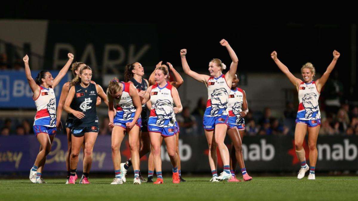 Dogs belt Blues, end AFLW goal drought