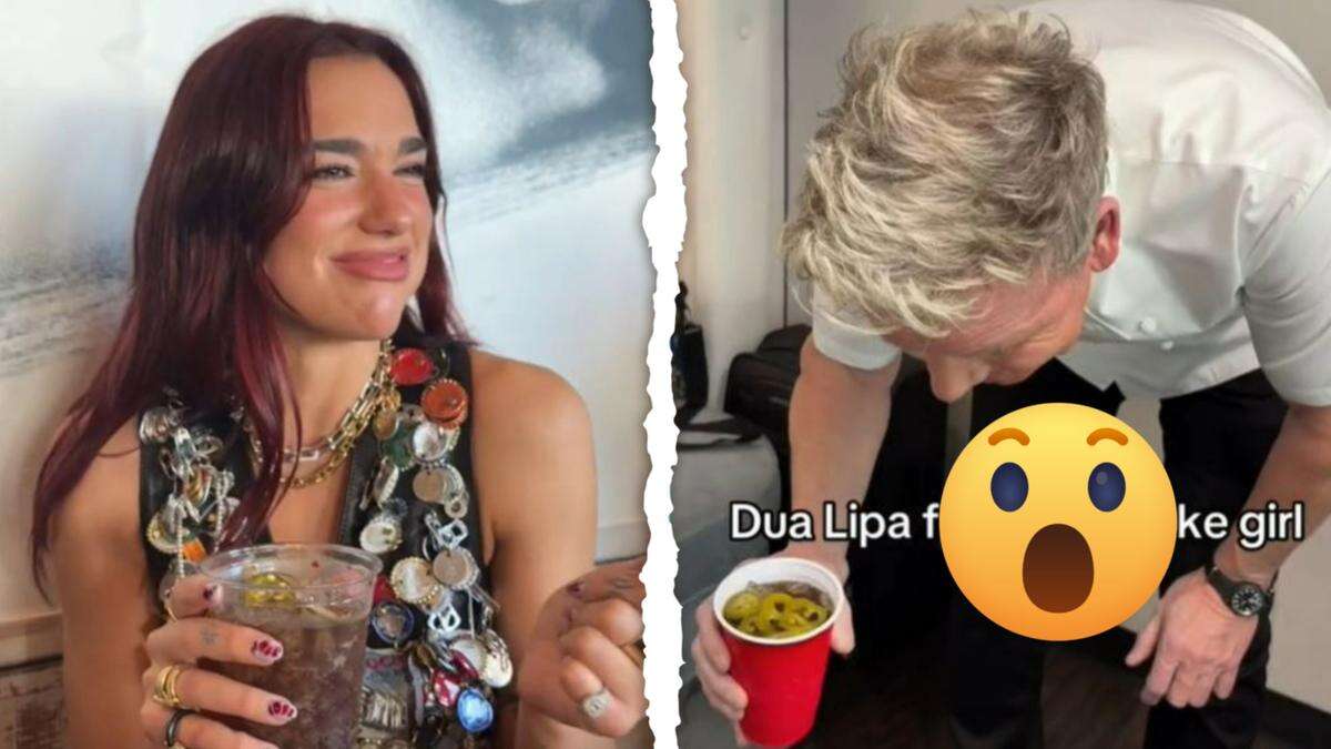 Gordon Ramsay’s reaction to Dua Lipa’s spicy drink recipe