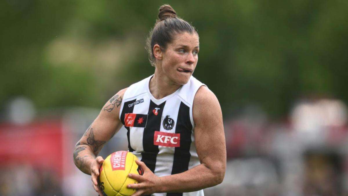 Magpies captain Davey to miss rest of the AFLW season