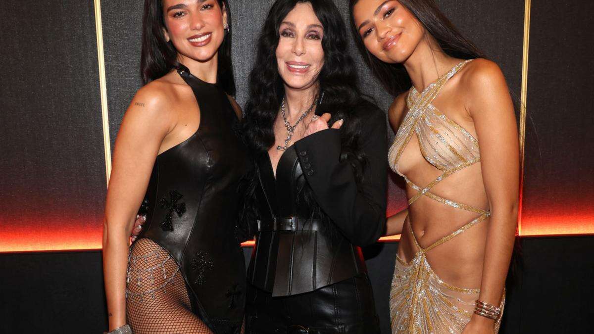 Cher rocks out with Dua Lipa and is honoured by Zendaya at Rock and Roll Hall of Fame induction