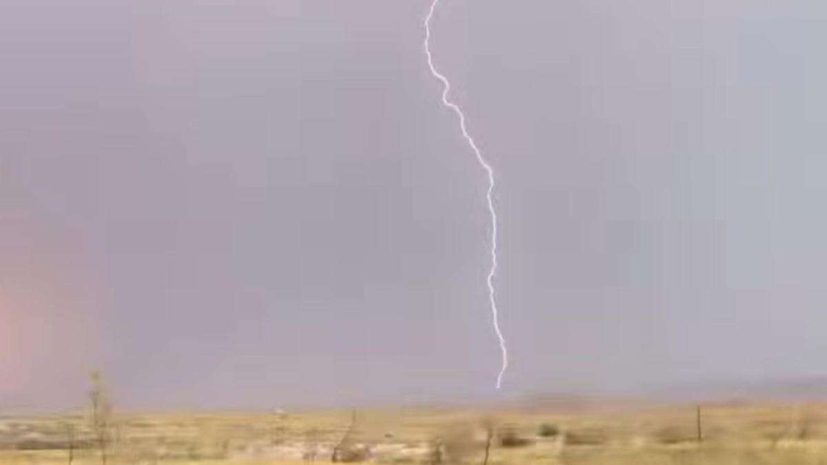 ’Mini tornado’ destroys homes in freak storm