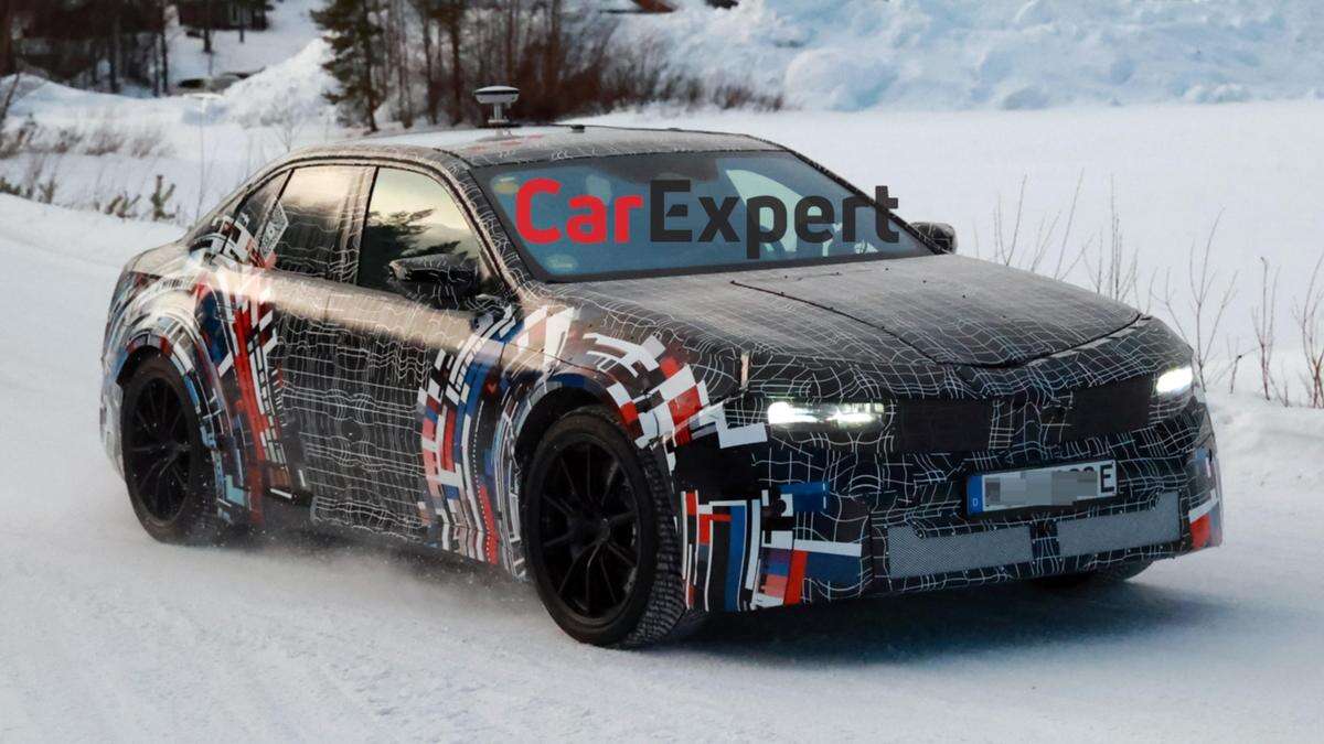 BMW M3 EV spied, and it doesn't look like a science experiment