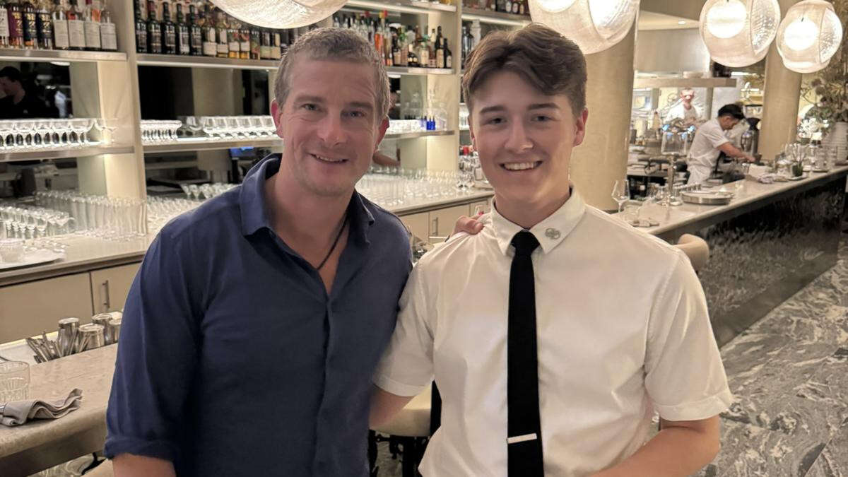 Perth Now exclusiveREVEALED: What Bear Grylls ate for dinner at Gibney in Perth