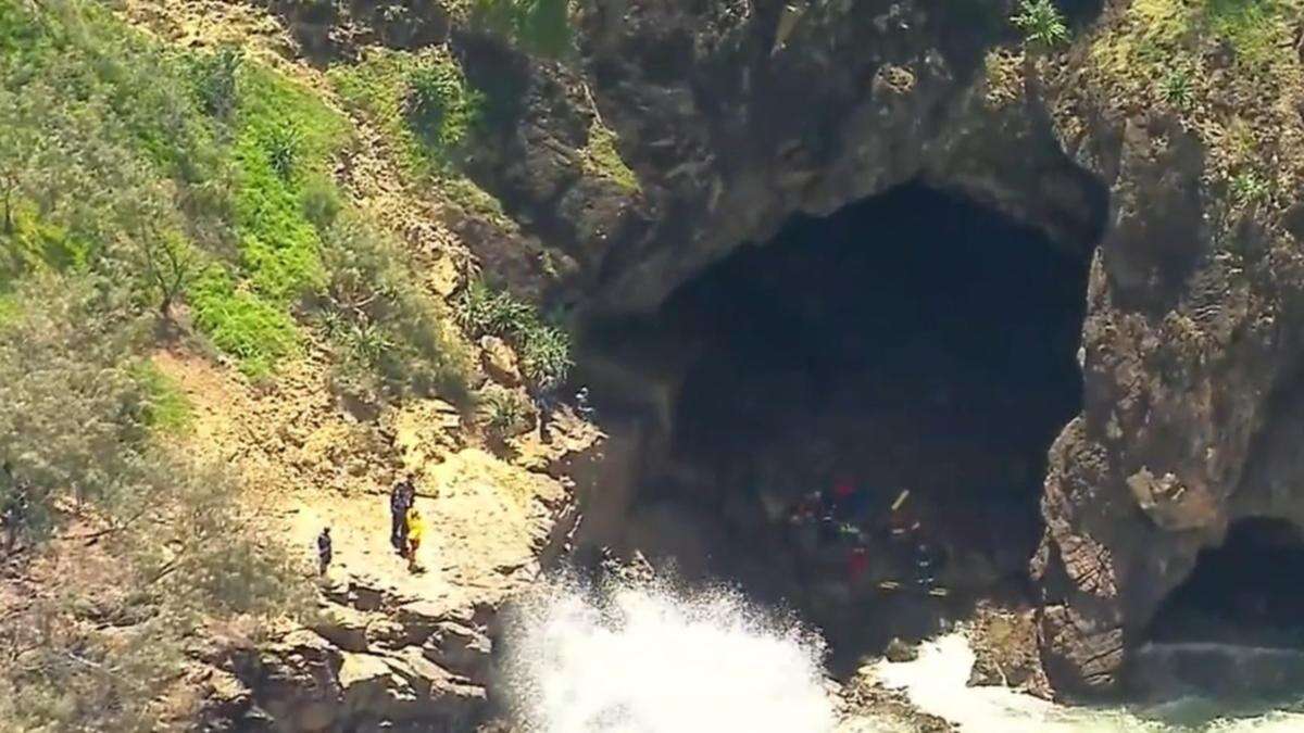 Man’s horror 20m tumble down cliff