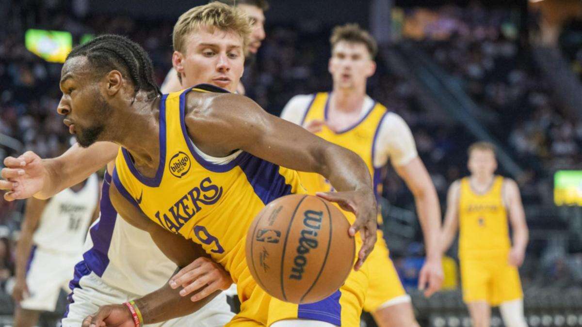 LeBron's son Bronny makes NBA Summer League debut