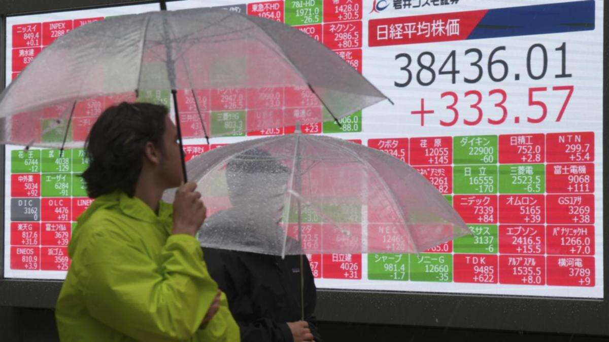 Asia stocks up; pound calm after UK Labour landslide