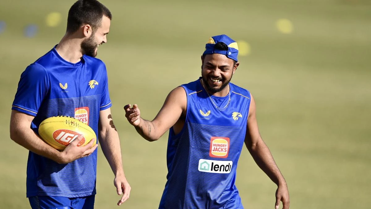 Flying high again! Rioli all smiles in return to track