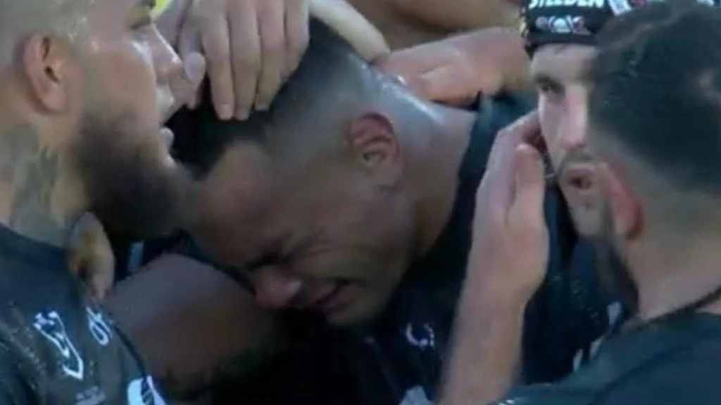 Heartbreaking scenes after NRL thrashing
