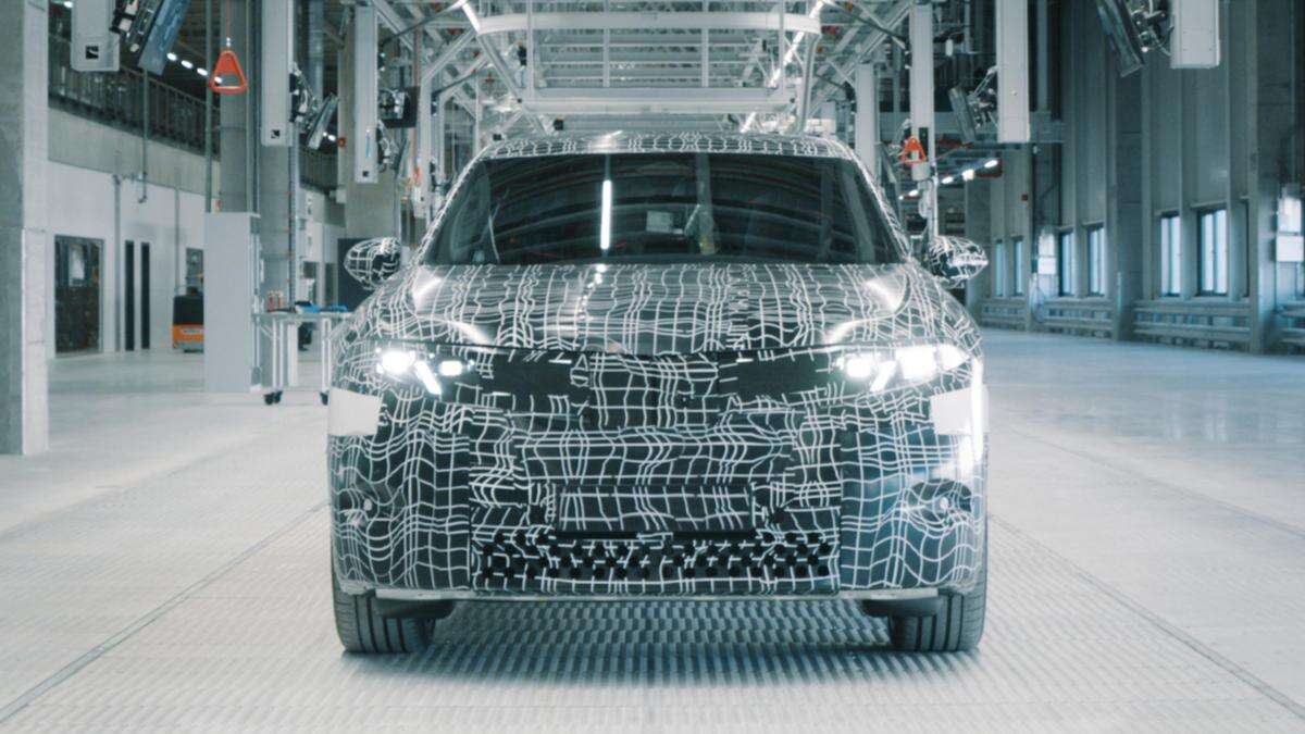 BMW’s crucial new electric SUV rolls off the production line