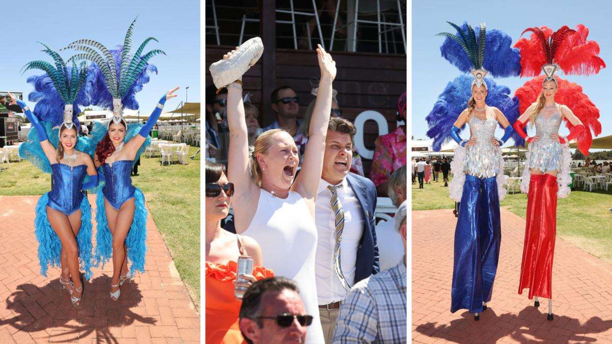 WA locals decked out in glitzy gowns for Ascot Races