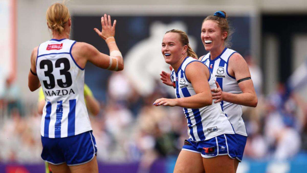 Kangaroos thump Power to charge into AFLW decider