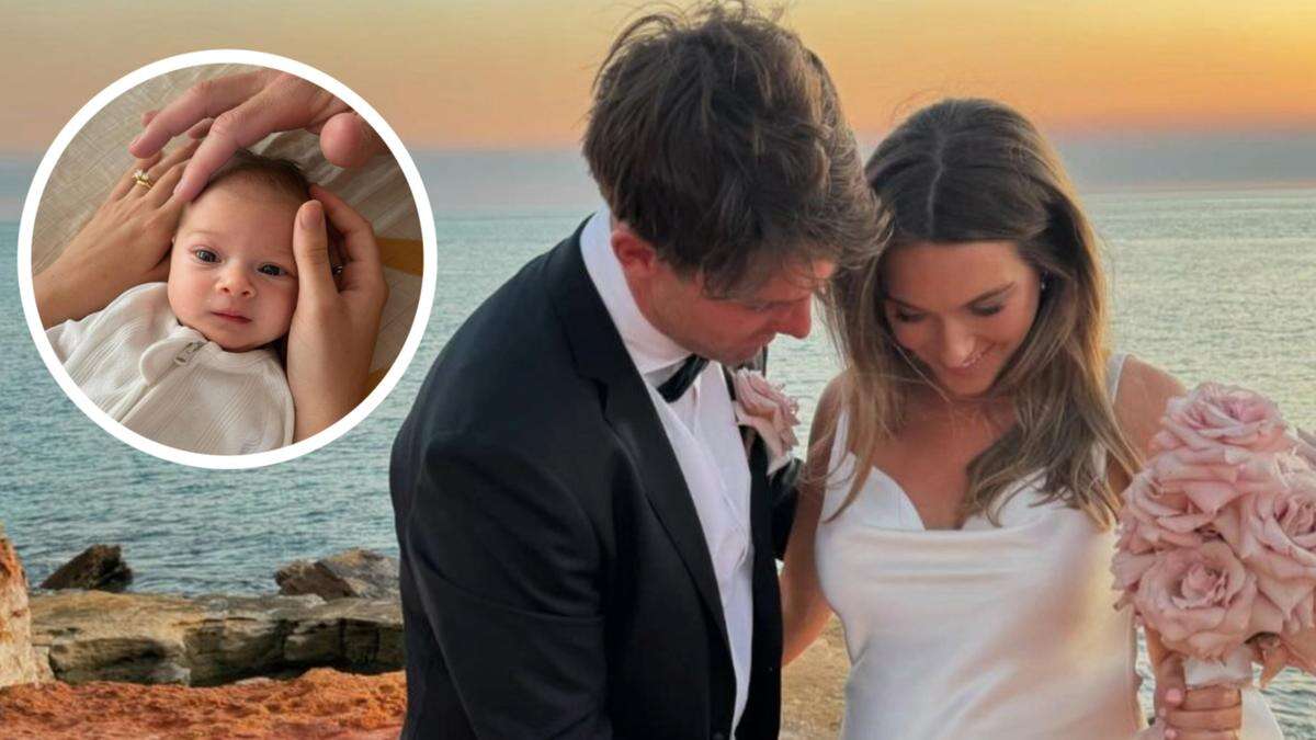 WA cricket star Mitch Marsh shares first pics of baby girl