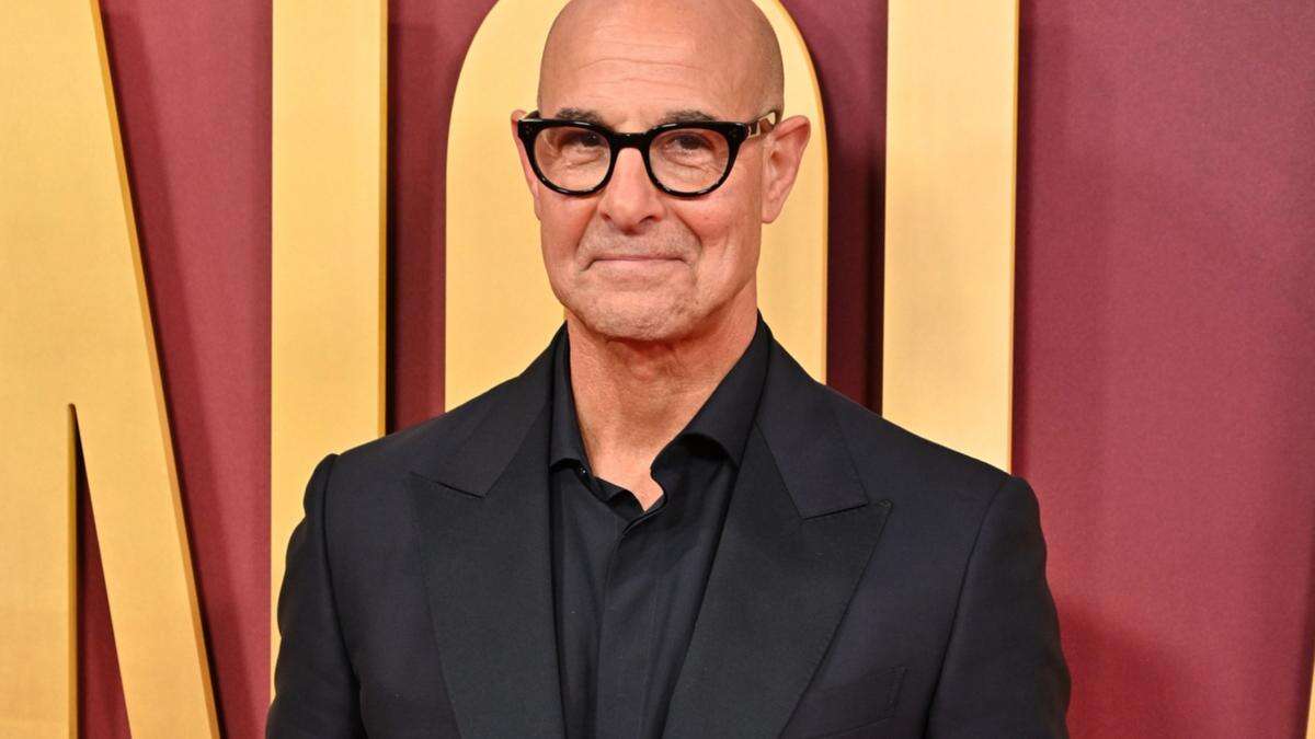 Stanley Tucci is 'very good' with the idea of death and tries to be 'truthful with his children