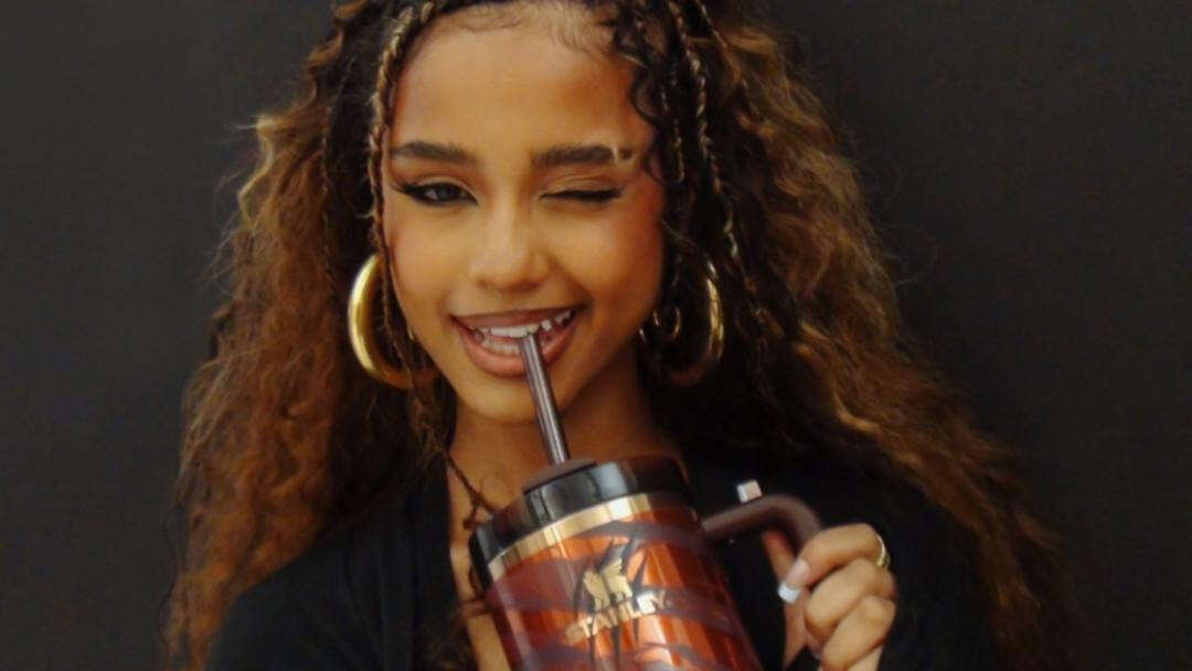 Viral pop star teams up with Stanley for limited edition cup