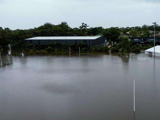 Floods make NRL club unrecognisable