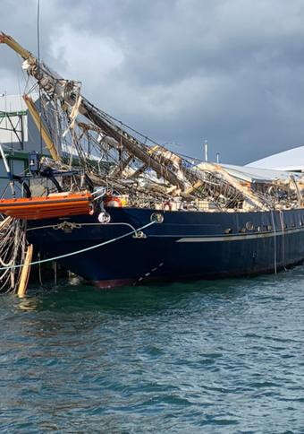 New plans for iconic WA ship crushed by container vessel