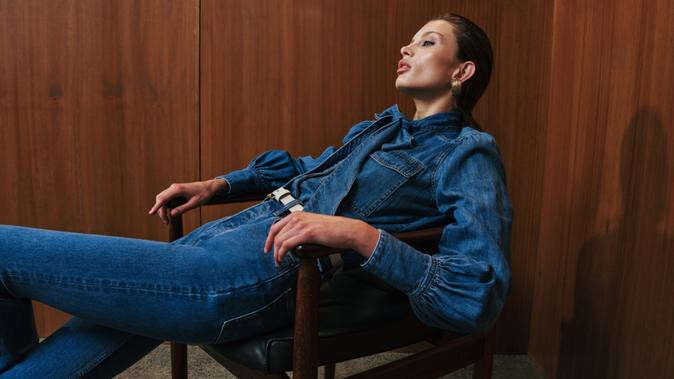 Aussie brand makes a denim debut featuring Perth supermodel