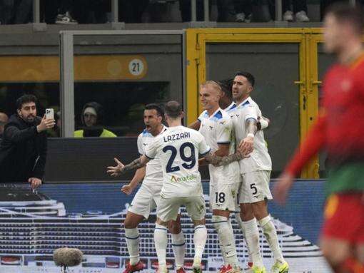 Lazio inflict third straight Serie A loss on Milan