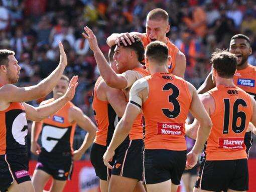 Briggs in hospital as Giants pummel Pies in AFL opener