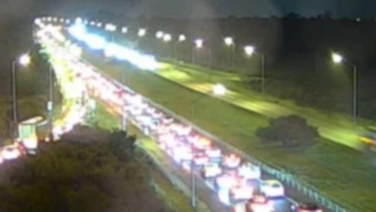 Multiple morning crashes cause major traffic congestion
