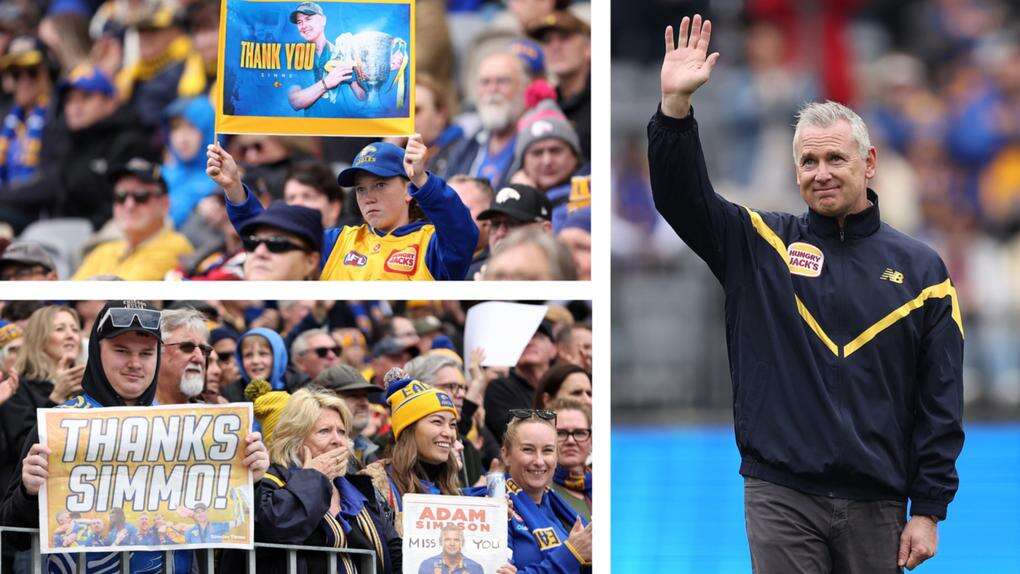 ‘Can’t thank you guys enough’: Simmo’s stirring fans salute