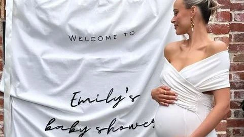 Inside Em Davies LAVISH baby shower for first child