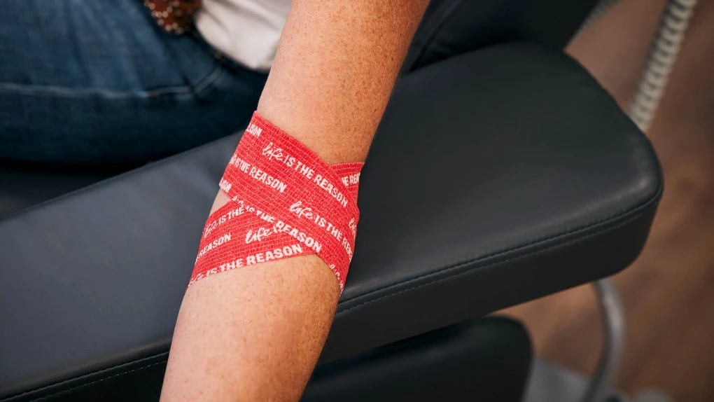 New-look arm bandages to inspire more people to donate blood